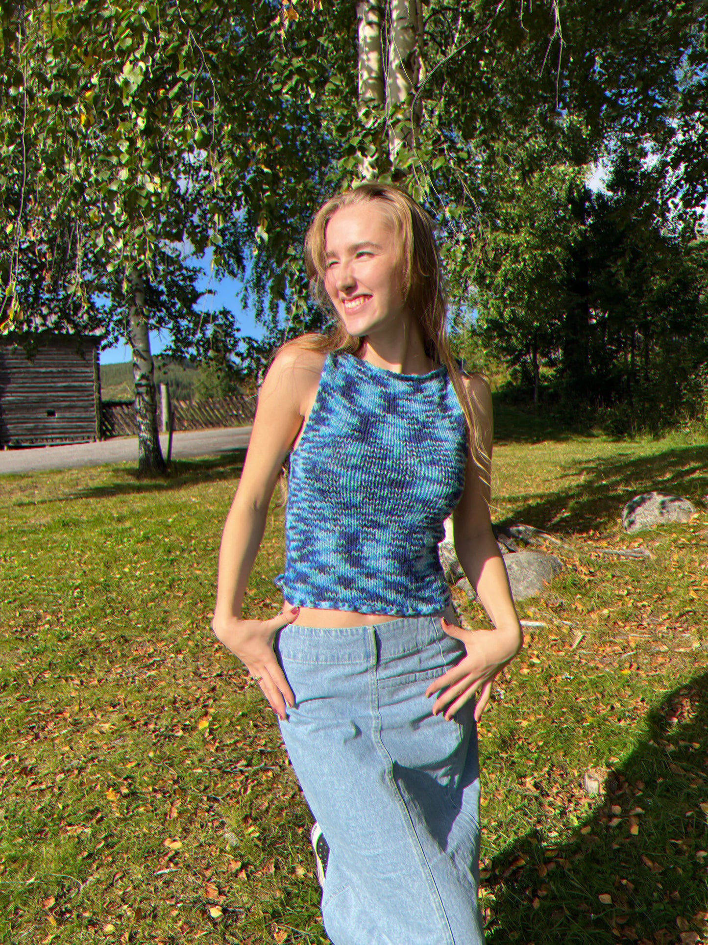 Knitted tank top