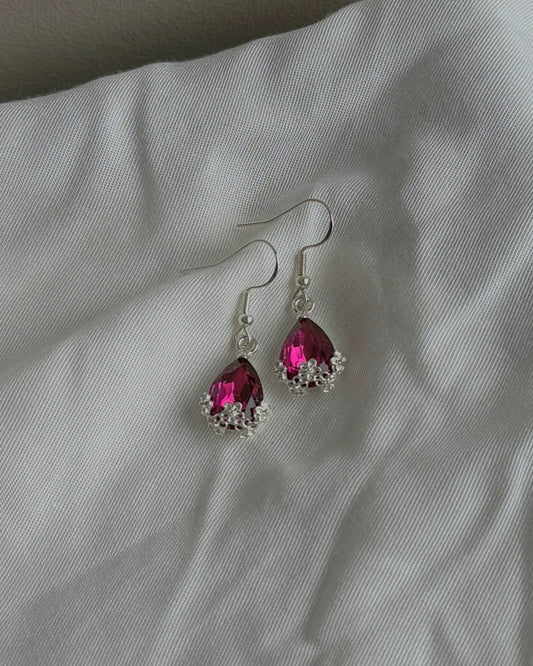 Silver Teardrop Earrings