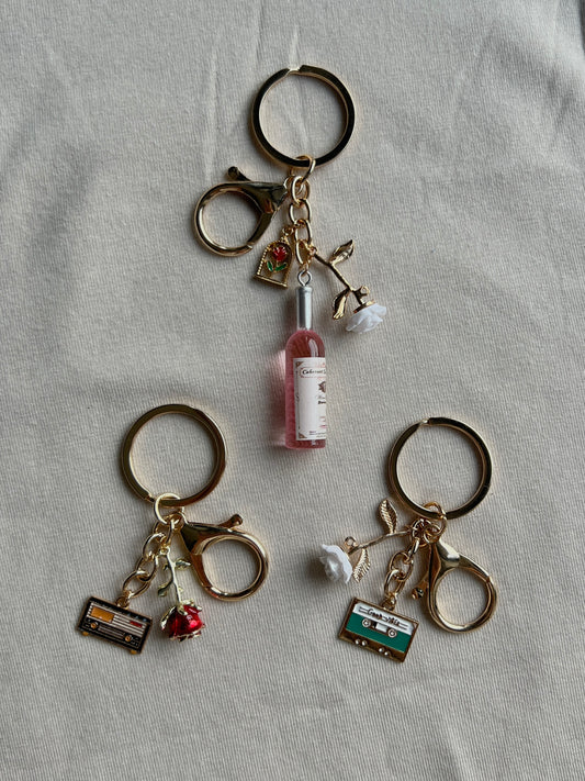 Gold keychains