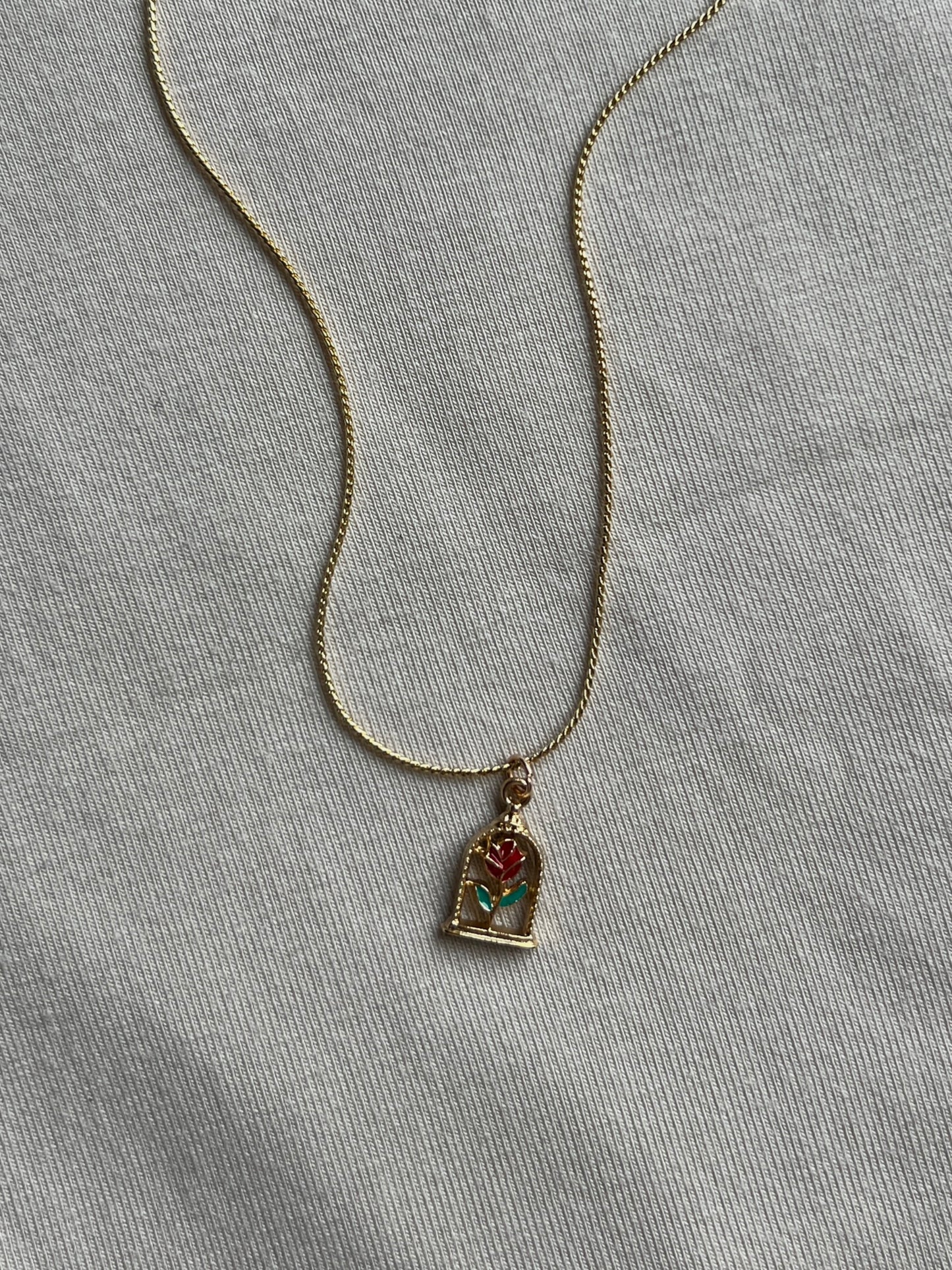 Rose necklace