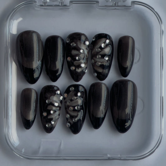 Midnight Butterfly (press-ons)