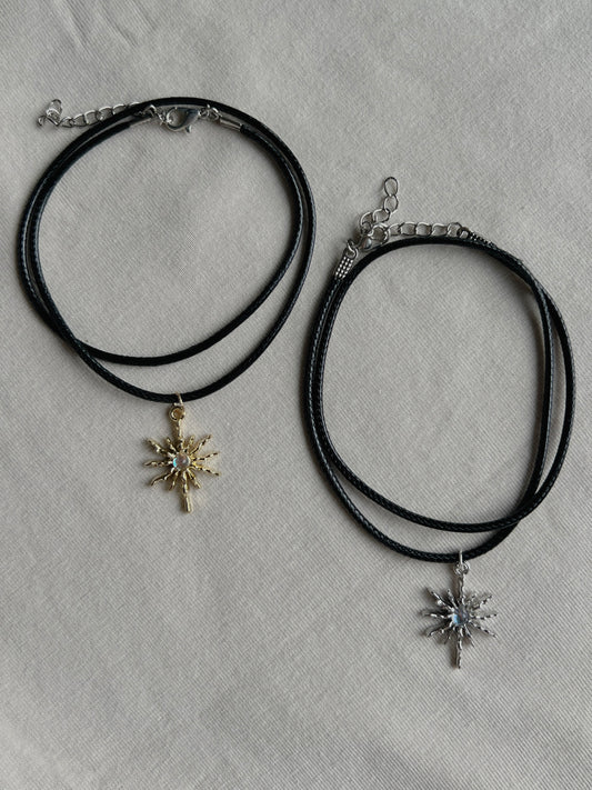 Sun ray necklaces