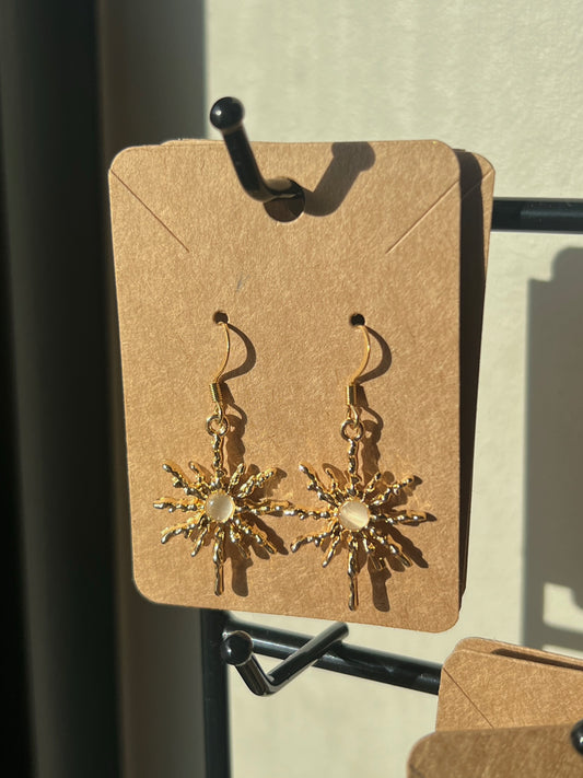 Sun earrings